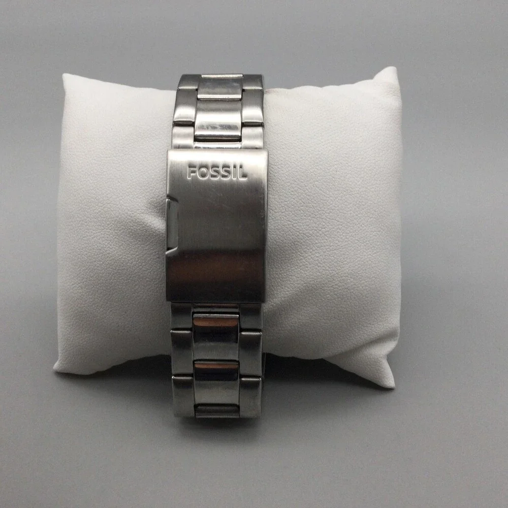 Fossil Grant Chronograph FS5628 Mens Watch 44mm Brown Dial New Battery 7.75